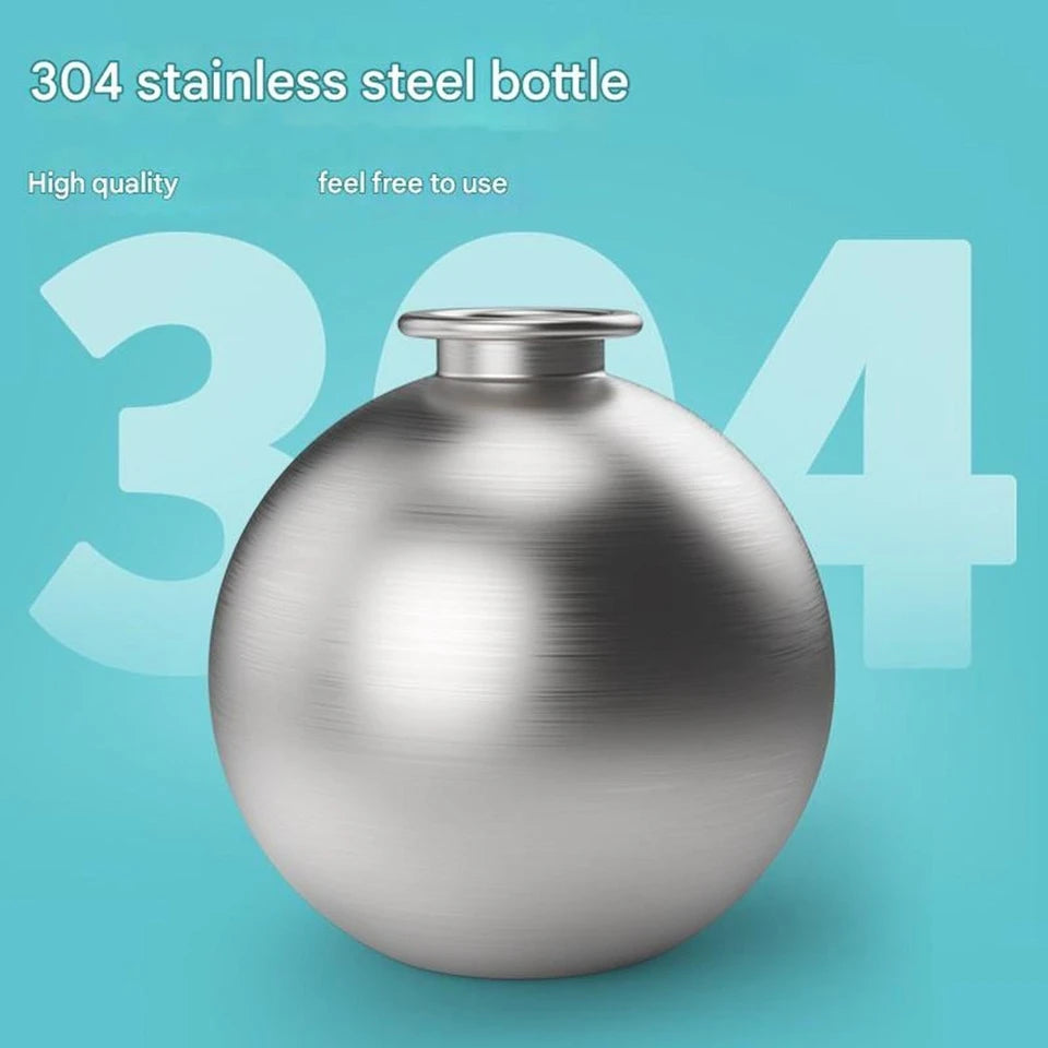 Stainless Steel 2 in 1 Dog & Cat Water Bottle
