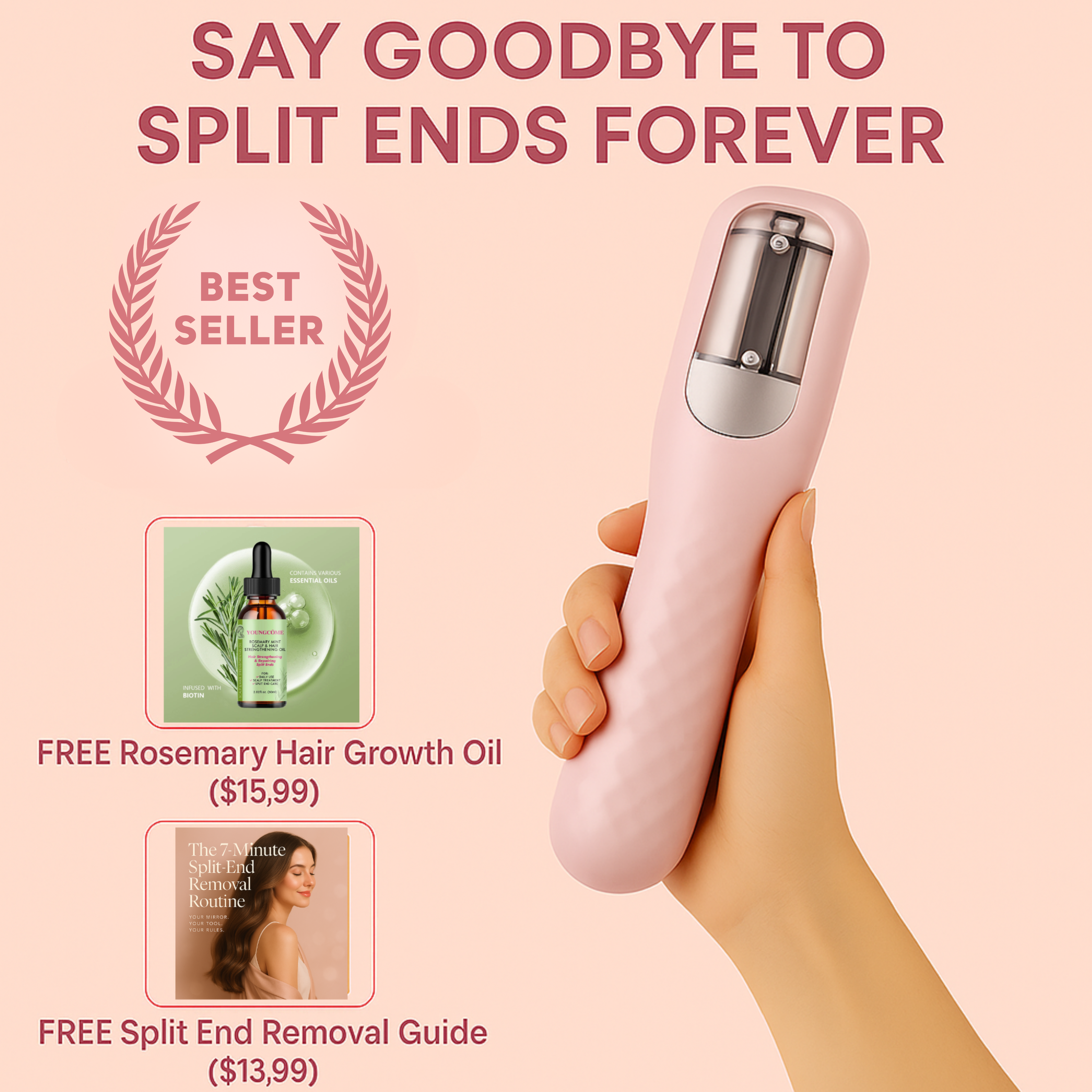 Kinetik™ Split End Hair Trimmer