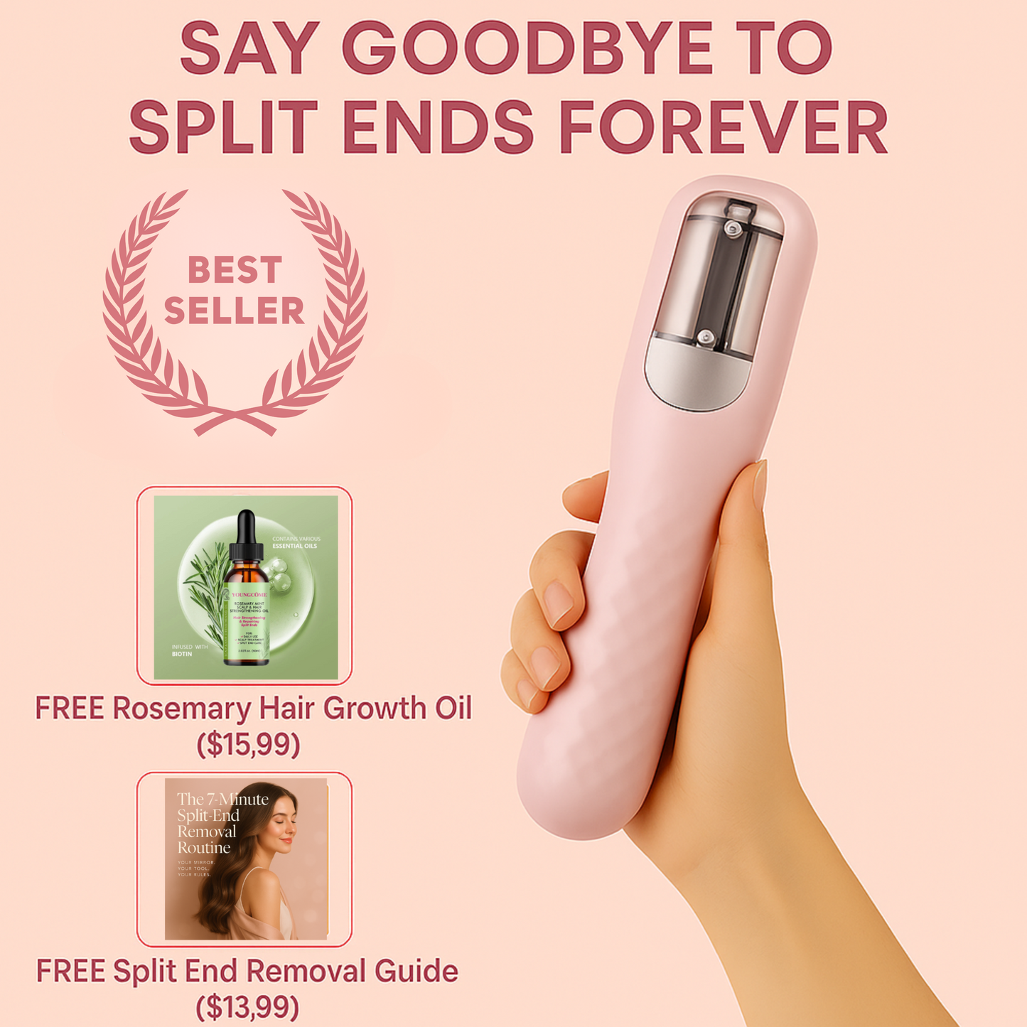 Kinetik™ Split End Hair Trimmer