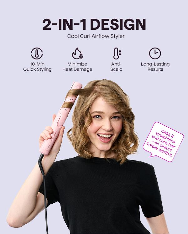 Kinetik™ Cool Curl Airflow Styler